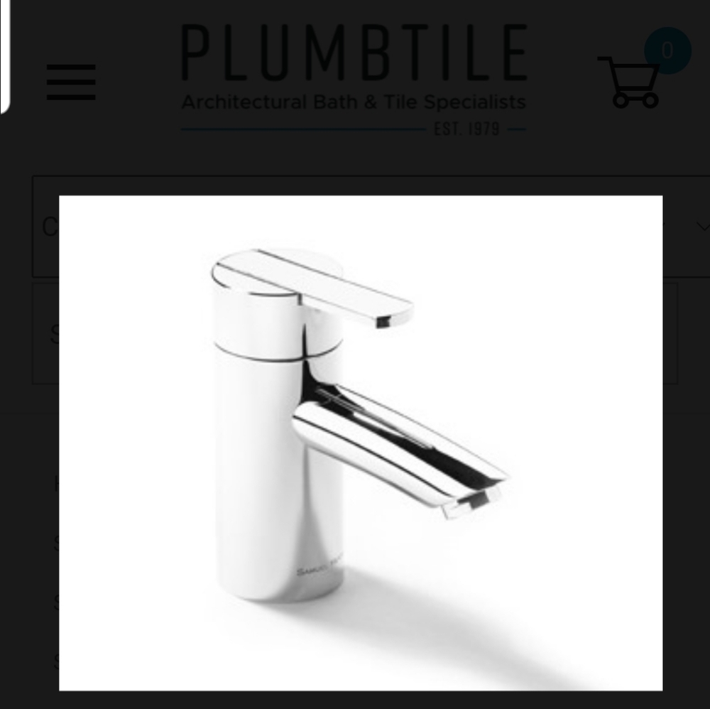 Samuel Heath Xenia one Lever bathroom faucet,used